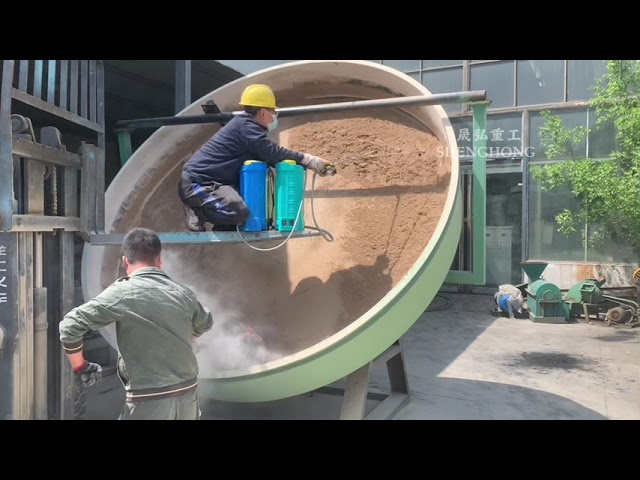 高効率の低消費電力 有機肥料のペレット化のための耐久性ディスク粒機