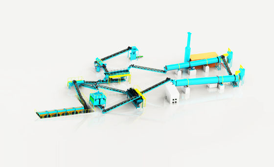 高度なNPK複合肥料製造ライン 高効率造粒システム 5~30 TPH容量向け