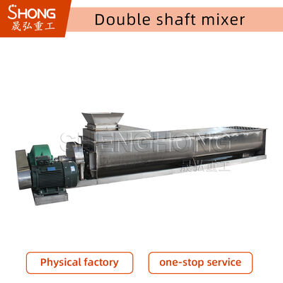Heavy-Duty Dual Shaft Mixer for Precise Fertilizer Powder Humidification