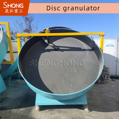 プロのディスクペレット化器 有機化合物肥料 1〜8 TPH 容量