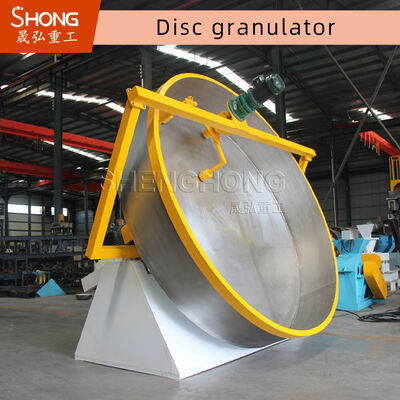 2t/Hディスク造粒機のペレタイザーの球有機性機械合成物の無駄
