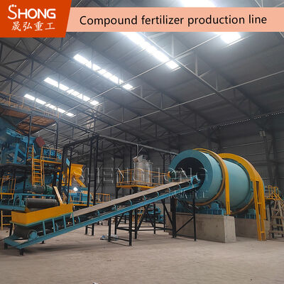 380V NPK肥料用ロータリードラム造粒機 3-8mm