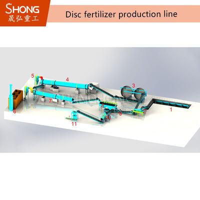 380V有機肥料の生産ライン生物量の合成物の無駄