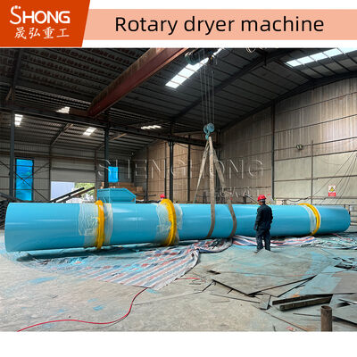 高容量 1-50t/h ロータリードラム乾燥機（炭素鋼/ステンレス鋼構造、複数の熱源付き）