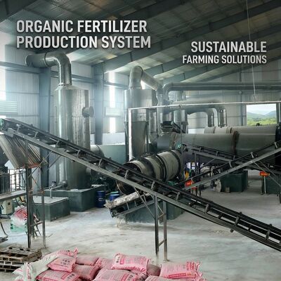 中国 鶏排便 有機肥料生産ライン 発酵システム 1~20万トンの生産