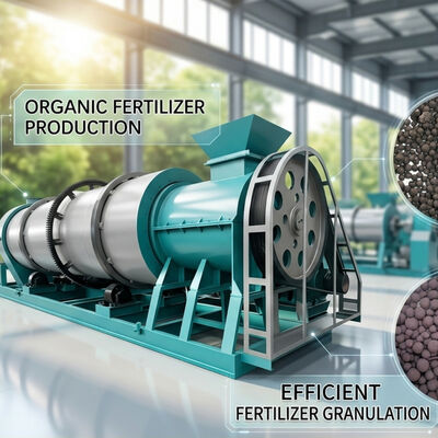 380V 耐久性 鶏豚糞 有機肥料 granulator 生産ライン 12ヶ月保証