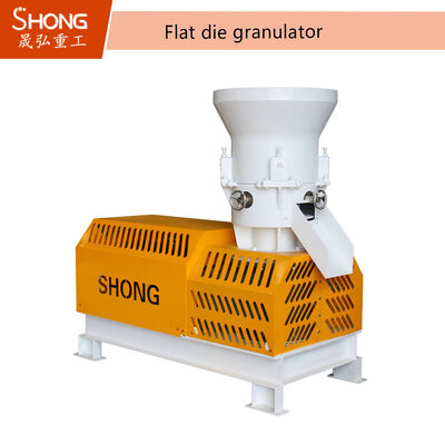 Flat Die Pelleting Machine for Organic Fertilizer Production with 1-4 Tons per Hour Capacity and ≥95% Granulating Rate