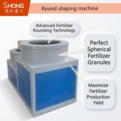 肥料粒子の磨きと丸める機械 完璧な球状形状,高出力,継続的な動作