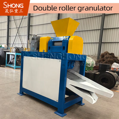 ドライタイプ ダブルローラー肥料 granulator マシン 380V 炭素鋼 建設