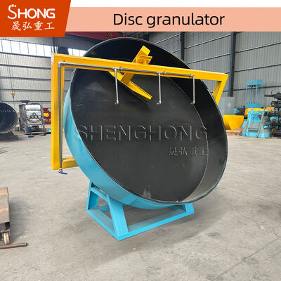 効率的なパンの粒化のために93%の粒化率を持つ炭素鋼380V肥料粒機