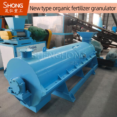 生物化合物肥料生産ライン 3-5t/hの容量と炭素鋼の建設 20%-40%の湿度材料のコンポストを作る機械