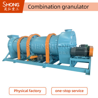 有機肥料の生産のための5-15t/hの容量と30KWの電力を持つ自動堆肥肥料製造機械