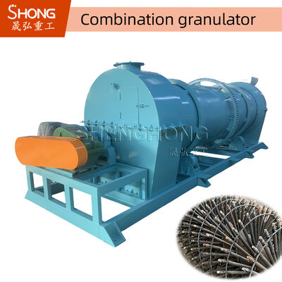 高造粒率80%-90%、有機肥料生産にバインダー不要の炭素鋼肥料造粒機