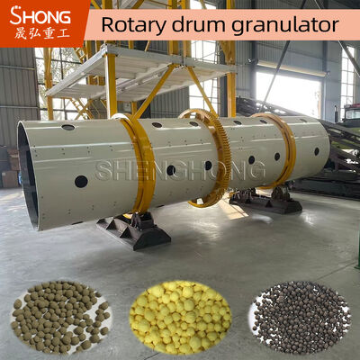 クール形回転ドラム granulator 年間3万トンのNPK肥料生産ライン