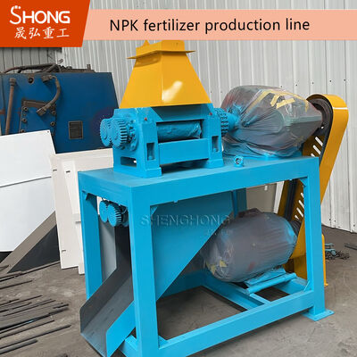 Dry Type Granulation Full Auto Operation Double Roller Fertilizer Production Line with 2.5-20mm Granular Size
