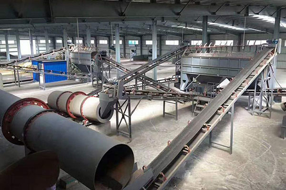 NPK肥料ペレット 効率的に回転ドラム granulator 化合物肥料製造ライン