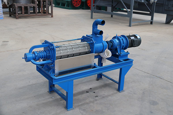 炭素鋼の家禽の肥料の固体液体の分離器3t/H 7kw